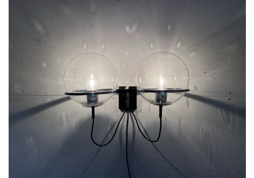 Exclusive Raak Double Basket Teardrop / Bubble Lamp
