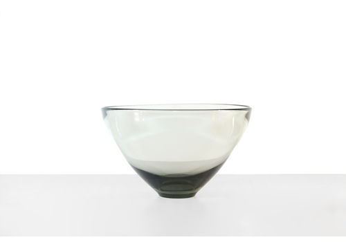 Smoked Glass Bowl By Per Lütken For Holmegaard Model 18504