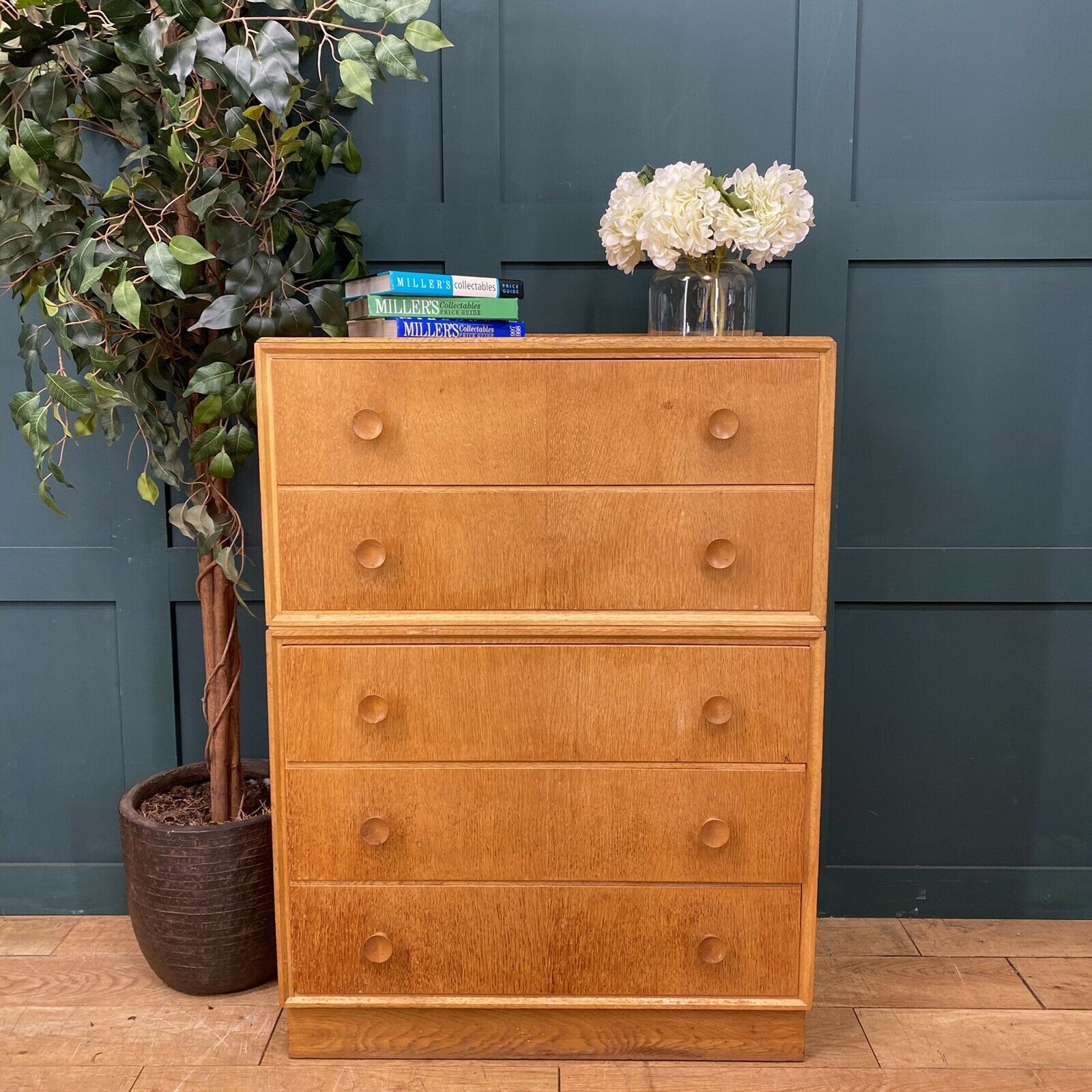 Retro Oak Chest Of Drawers Meredew Drawers Vintage Bedroom Drawers