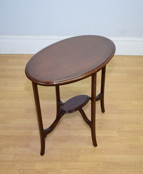 Edwardian Mahogany Occasional Table photo furniture