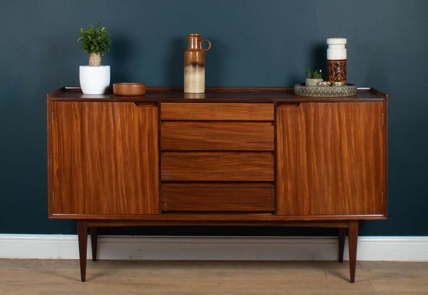 Retro Richard Hornby For Fyne Ladye Furniture Solid Afromosia Sideboard