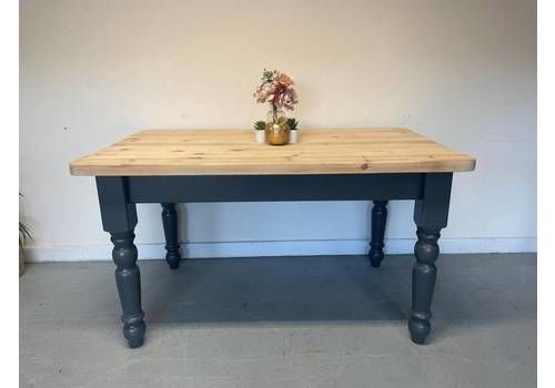 Pine Farmhouse Dining Table, Rustic Dining Table, Kitchen Table