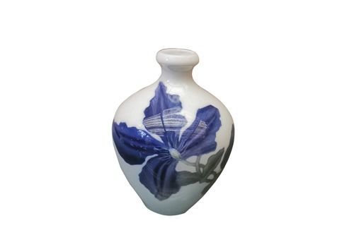 Royal Copenhagan Vintage Blue Orchid Bud Vase