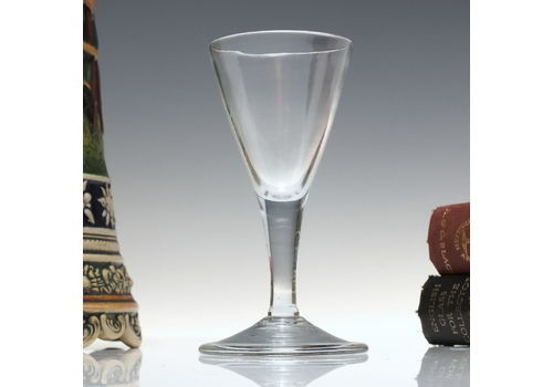 Antique Georgian 18th Century Gin Glass C1745