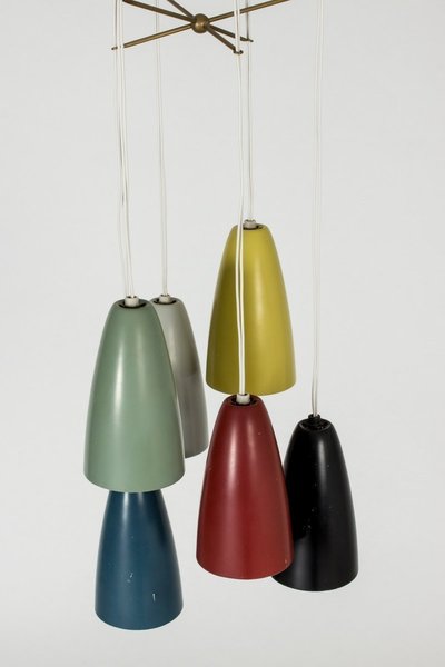 Ceiling Lamp By Hans Bergström For Ateljé Lyktan, 1950s photo Lighting
