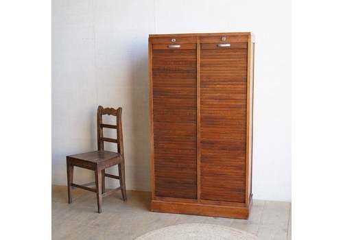 French Oak Double Tambour