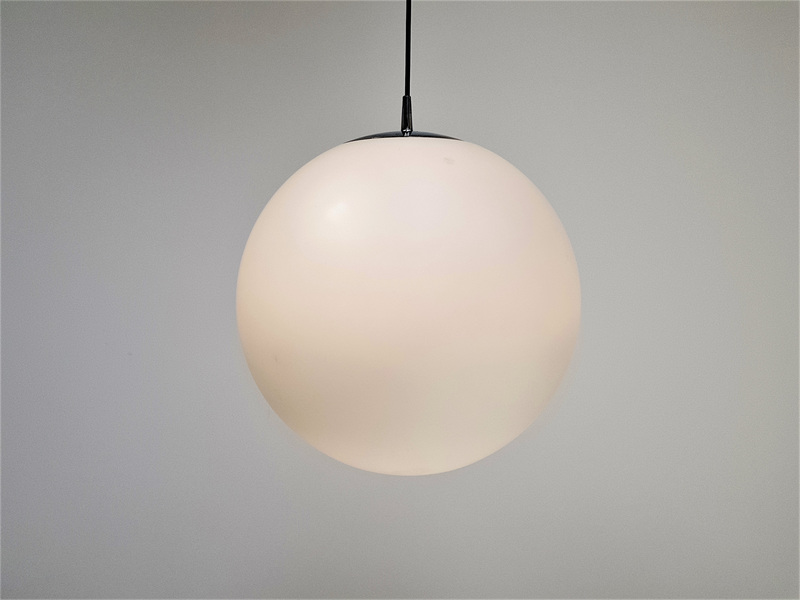 Peill & Putzler Large "Globe" Opaque Pendant Light photo for sale