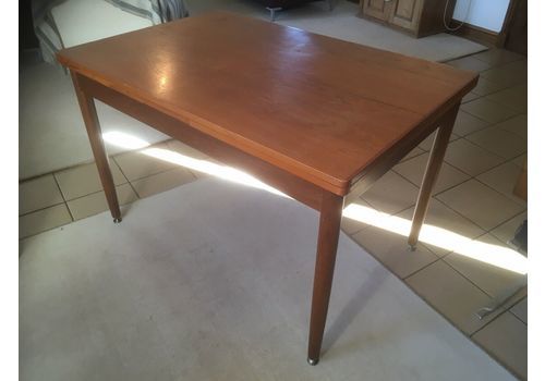 A Scandinavian Mid Century Extending Dining Table 1960/70. Teak/ Afromosia.