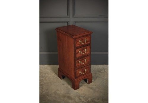 Rare Pair Of Georgian Mahogany Bedside Chests