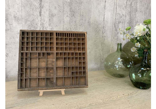 Wooden Printers Tray Letterpress Tray