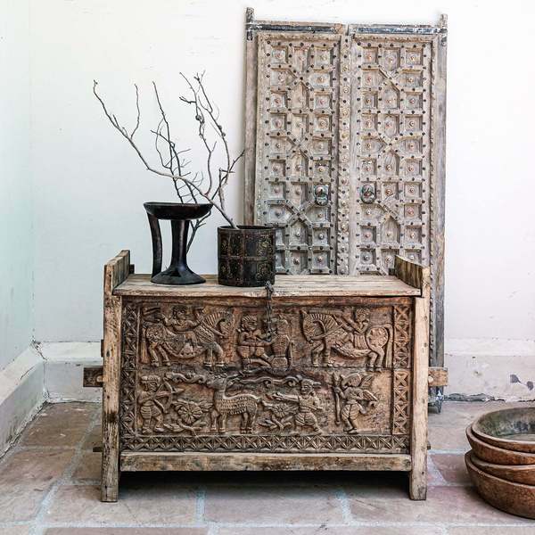 Sandook Ancient Himachal Chest No. 1 Vinterior