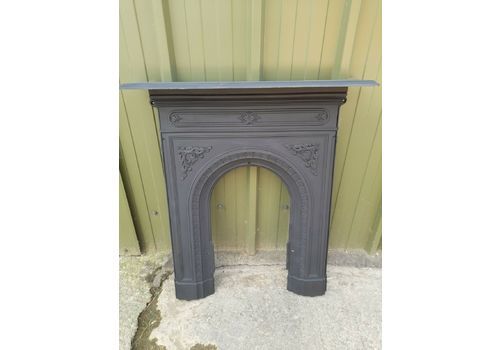 Antique Victorian Cast Iron Fire Surround
