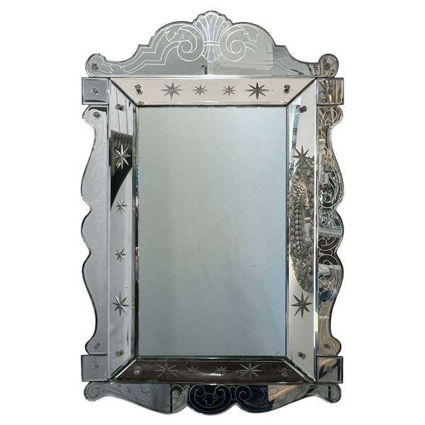 Small 1960s French Mirror Vinterior