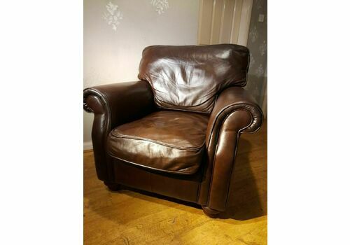Armchair Leather Club Chair Style
