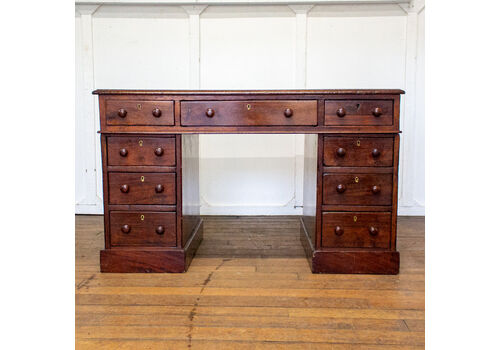 Victorian Mahogany Desk, 1800s