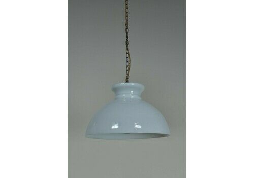 Antique Opaline Oil Shade Pendants X5