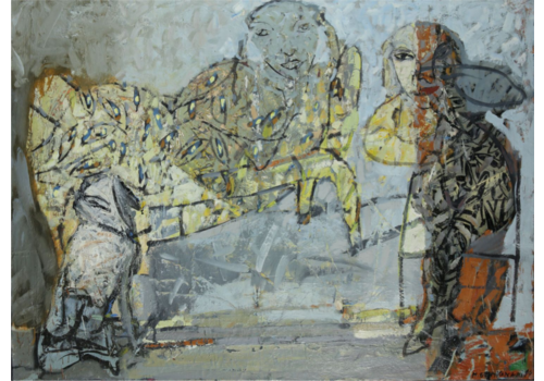 "The Dog And The Two Creatures” 1964 By Michel Gemignani