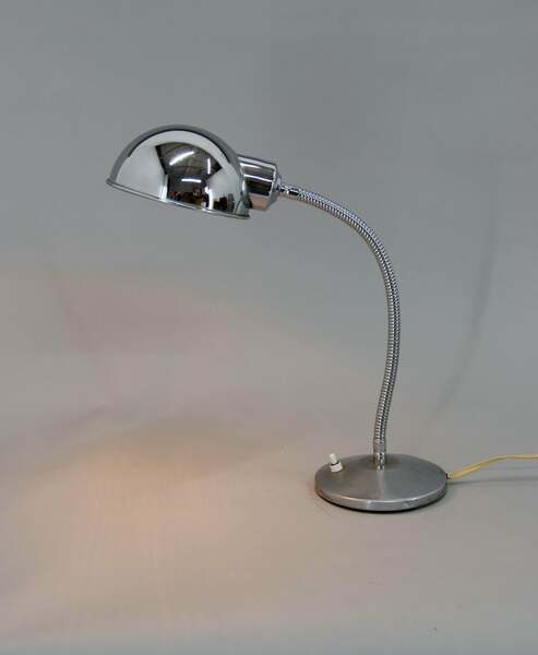 Table Lamp With Flexible Shade, 1940s photo for sale