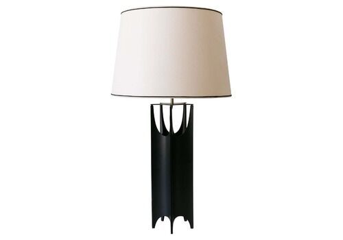 Exceptional & Large Mid Century Modern Brutalist Table Lamp Italy 1960s