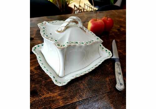 Ornate Corda Cheese Dish With Lid