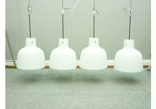 Mid Century Opaline Glass Lamp From Limburg, 1960s