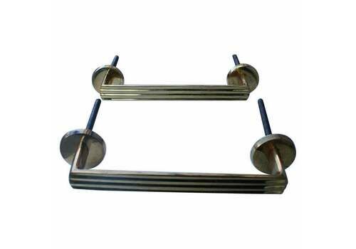 Mid Century Italian Handles In Solid Brass Rational Minimal Design Gold