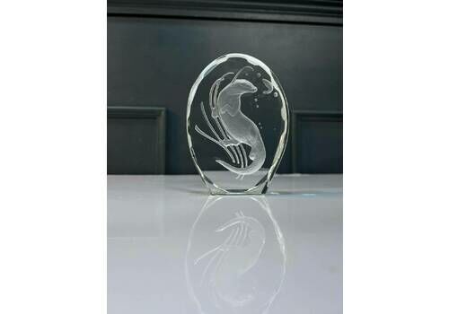 Otter Crystal Paperweight By Philip Nathan