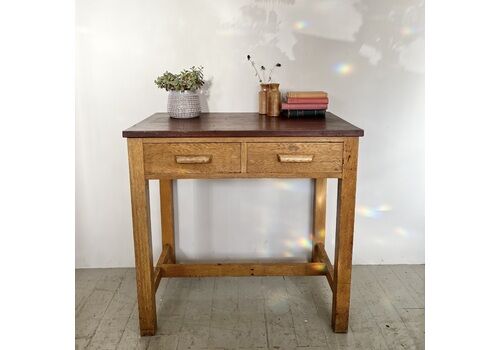 Industrial Style Oak Desk