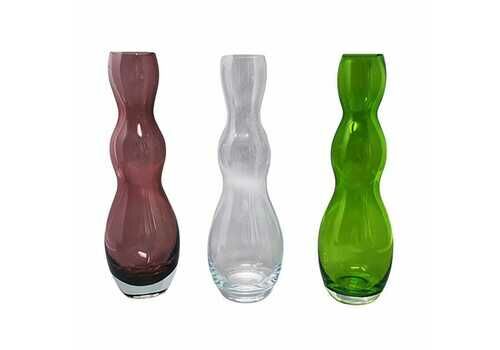 1970s Gorgeous Set Of 3 Vases In Murano Glass By Nason. Made In Italy